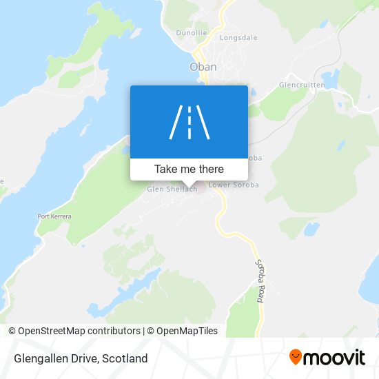 Glengallen Drive map