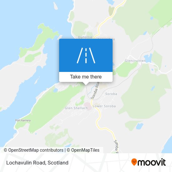 Lochavulin Road map