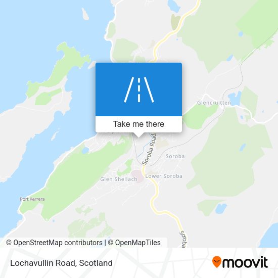 Lochavullin Road map