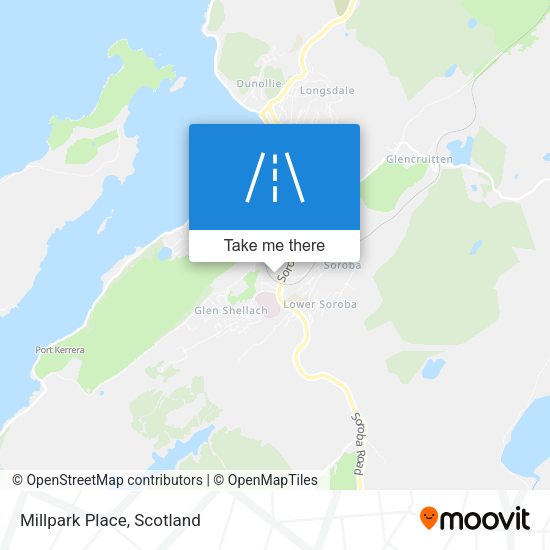 Millpark Place map