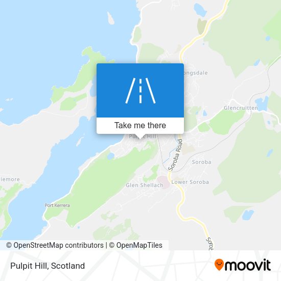 Pulpit Hill map