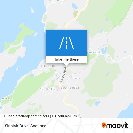 Sinclair Drive map