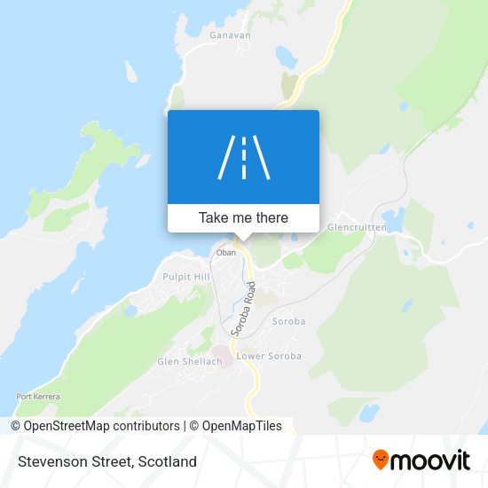 Stevenson Street map