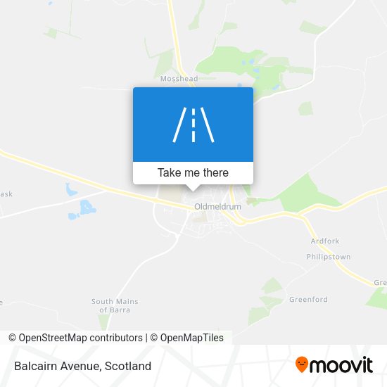 Balcairn Avenue map