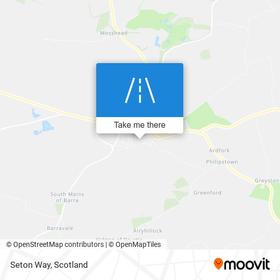 Seton Way map