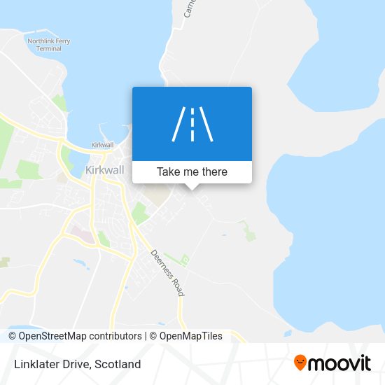 Linklater Drive map