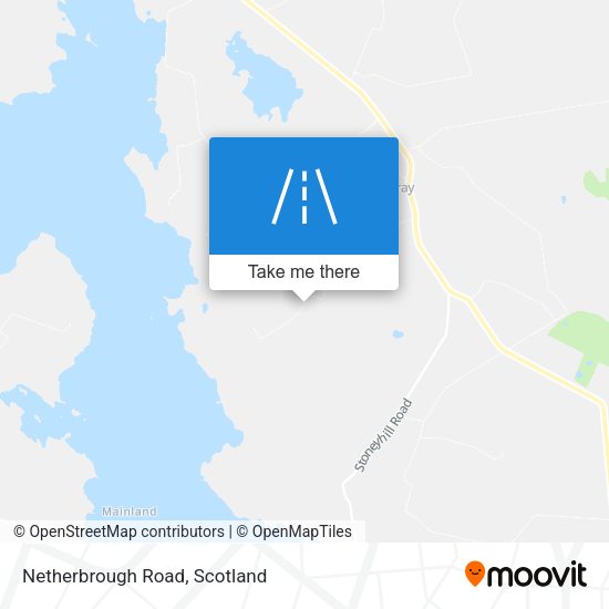Netherbrough Road map