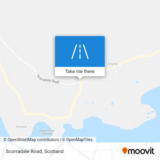 Scorradale Road map