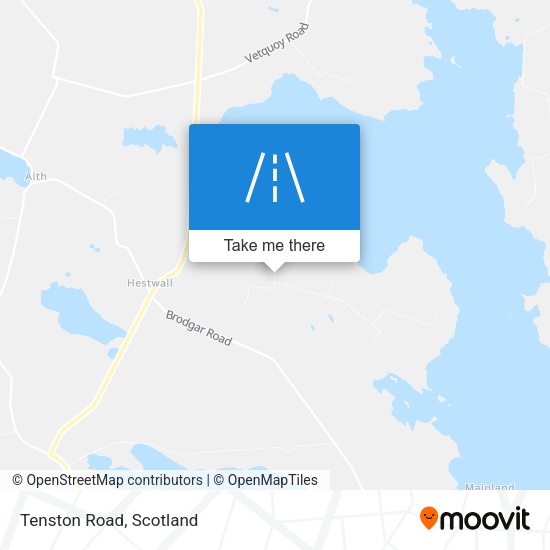 Tenston Road map