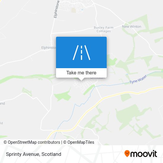 Sprinty Avenue map