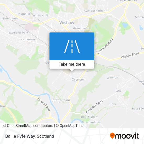 Bailie Fyfe Way map