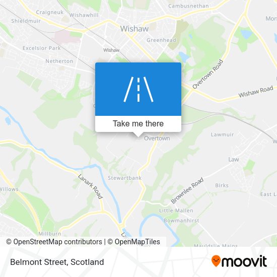 Belmont Street map