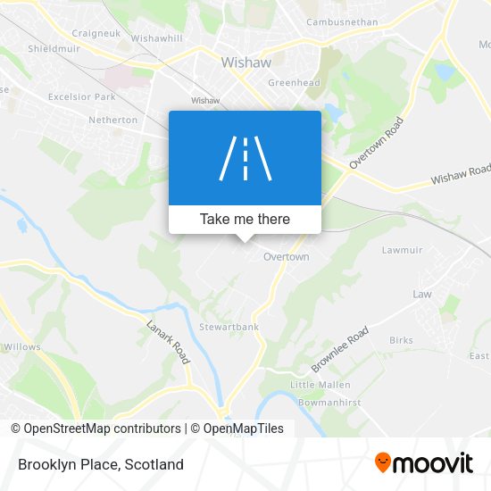 Brooklyn Place map