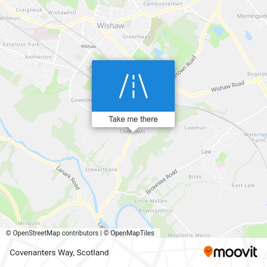 Covenanters Way map