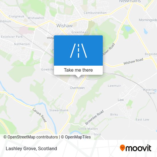 Lashley Grove map