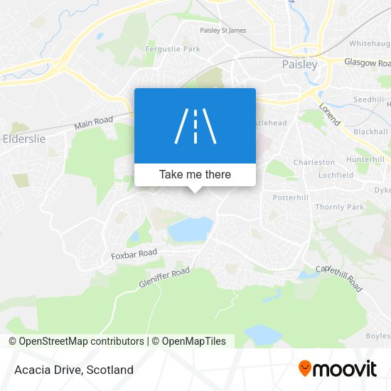 Acacia Drive map