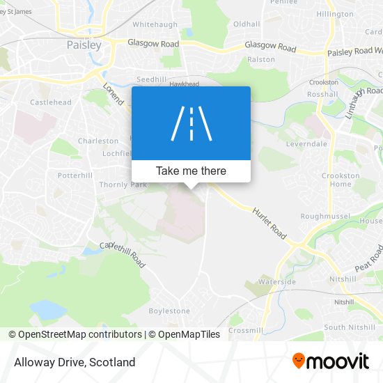 Alloway Drive map