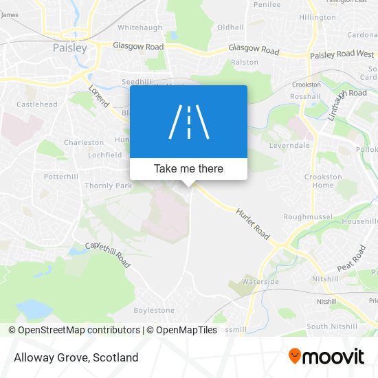 Alloway Grove map