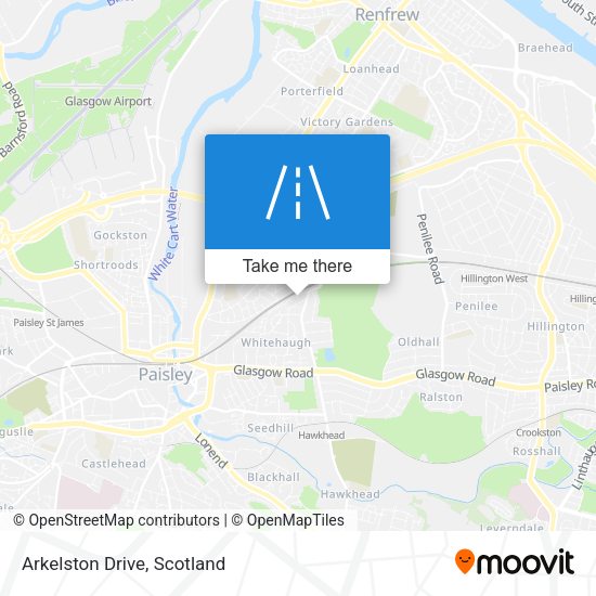 Arkelston Drive map