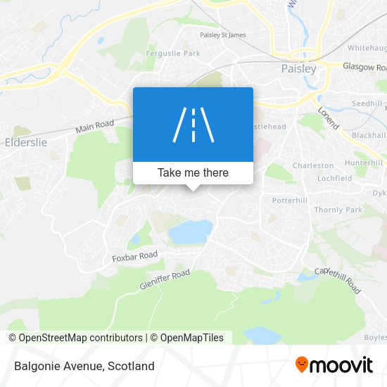Balgonie Avenue map