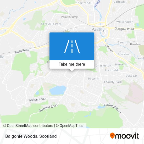 Balgonie Woods map