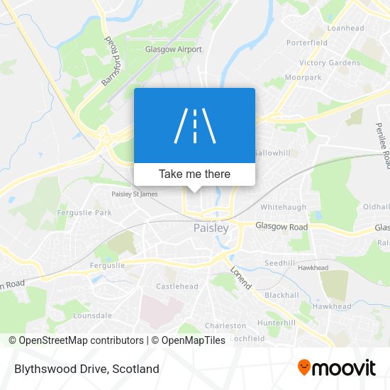 Blythswood Drive map