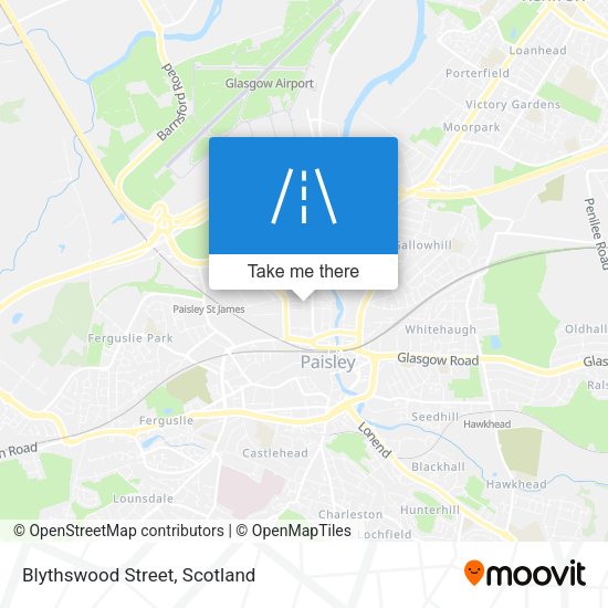 Blythswood Street map
