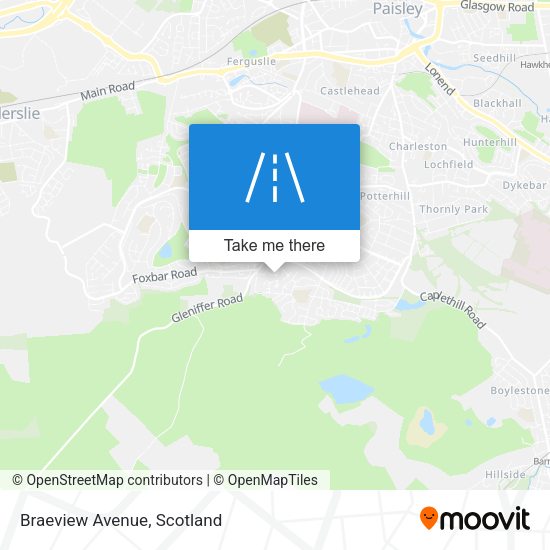 Braeview Avenue map