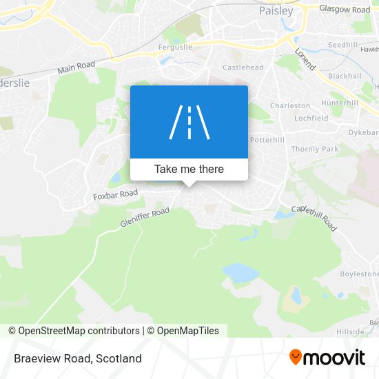 Braeview Road map