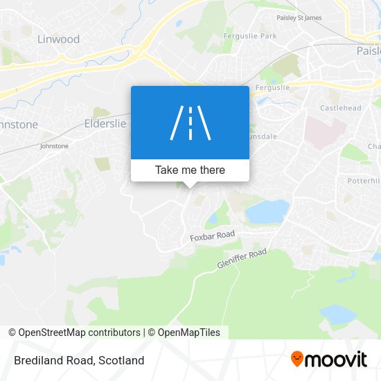 Brediland Road map
