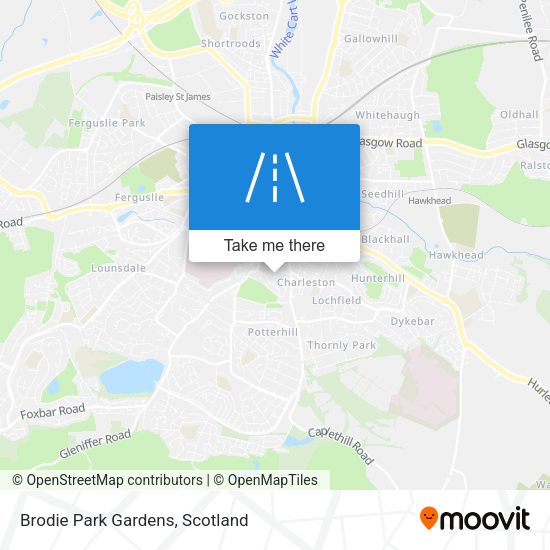 Brodie Park Gardens map