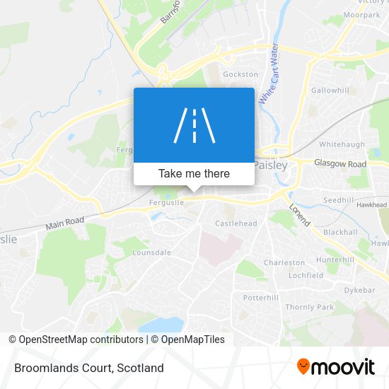 Broomlands Court map