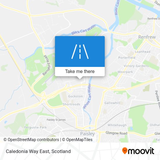 Caledonia Way East map