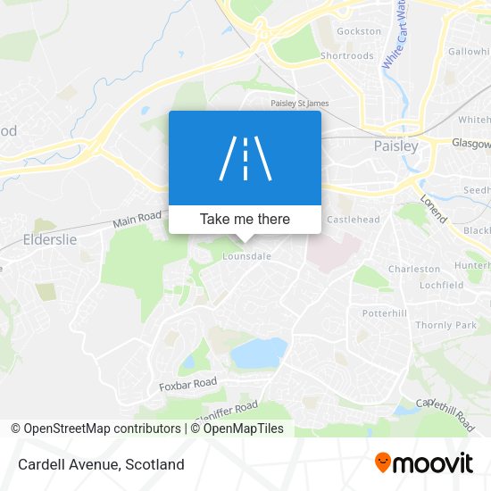Cardell Avenue map