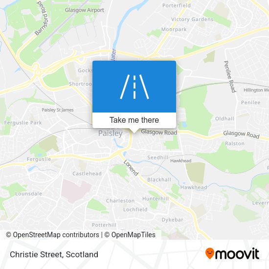 Christie Street map