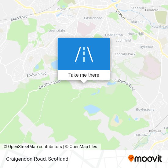 Craigendon Road map