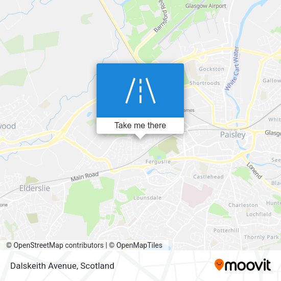 Dalskeith Avenue map