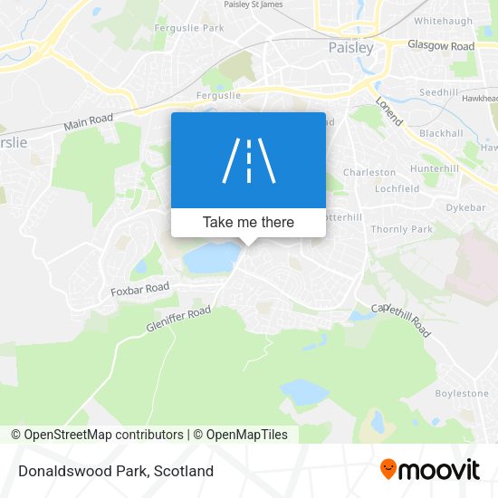 Donaldswood Park map