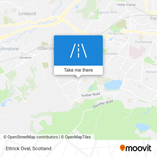 Ettrick Oval map