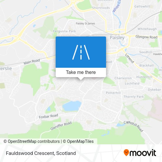Fauldswood Crescent map