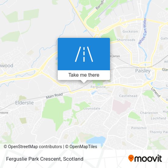Ferguslie Park Crescent map