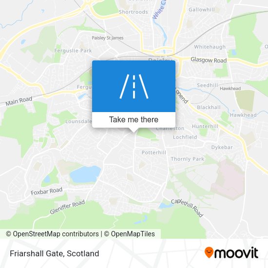 Friarshall Gate map