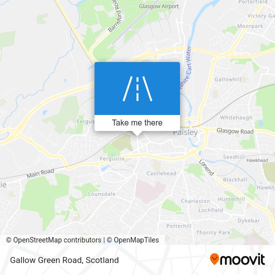 Gallow Green Road map