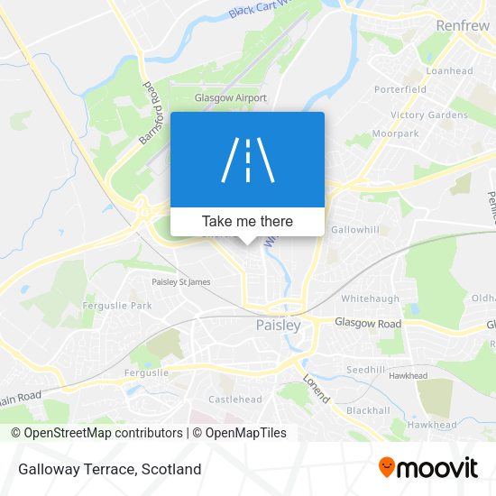Galloway Terrace map