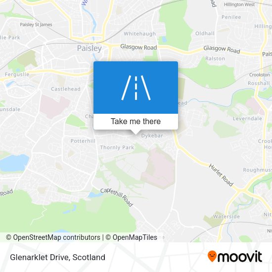 Glenarklet Drive map