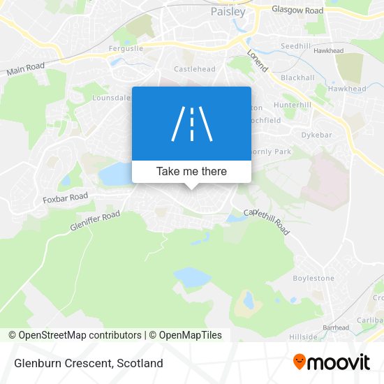 Glenburn Crescent map