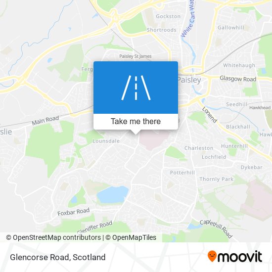 Glencorse Road map