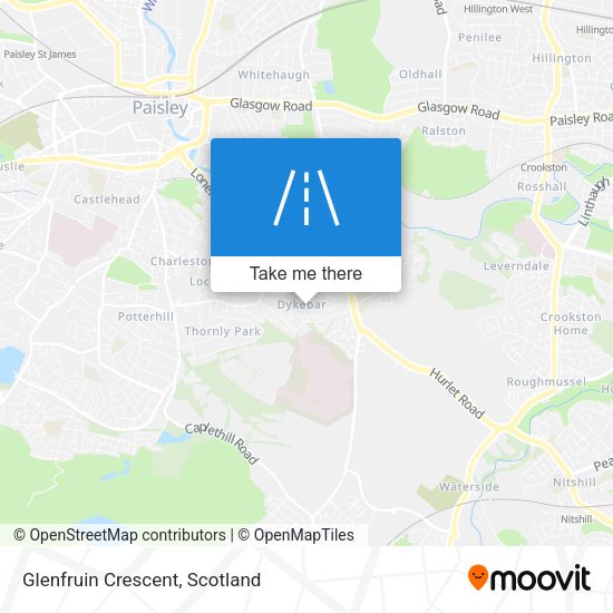 Glenfruin Crescent map