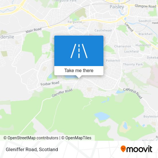 Gleniffer Road map