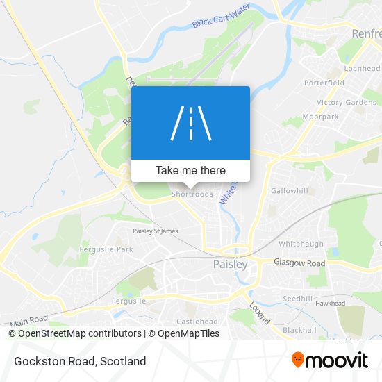 Gockston Road map